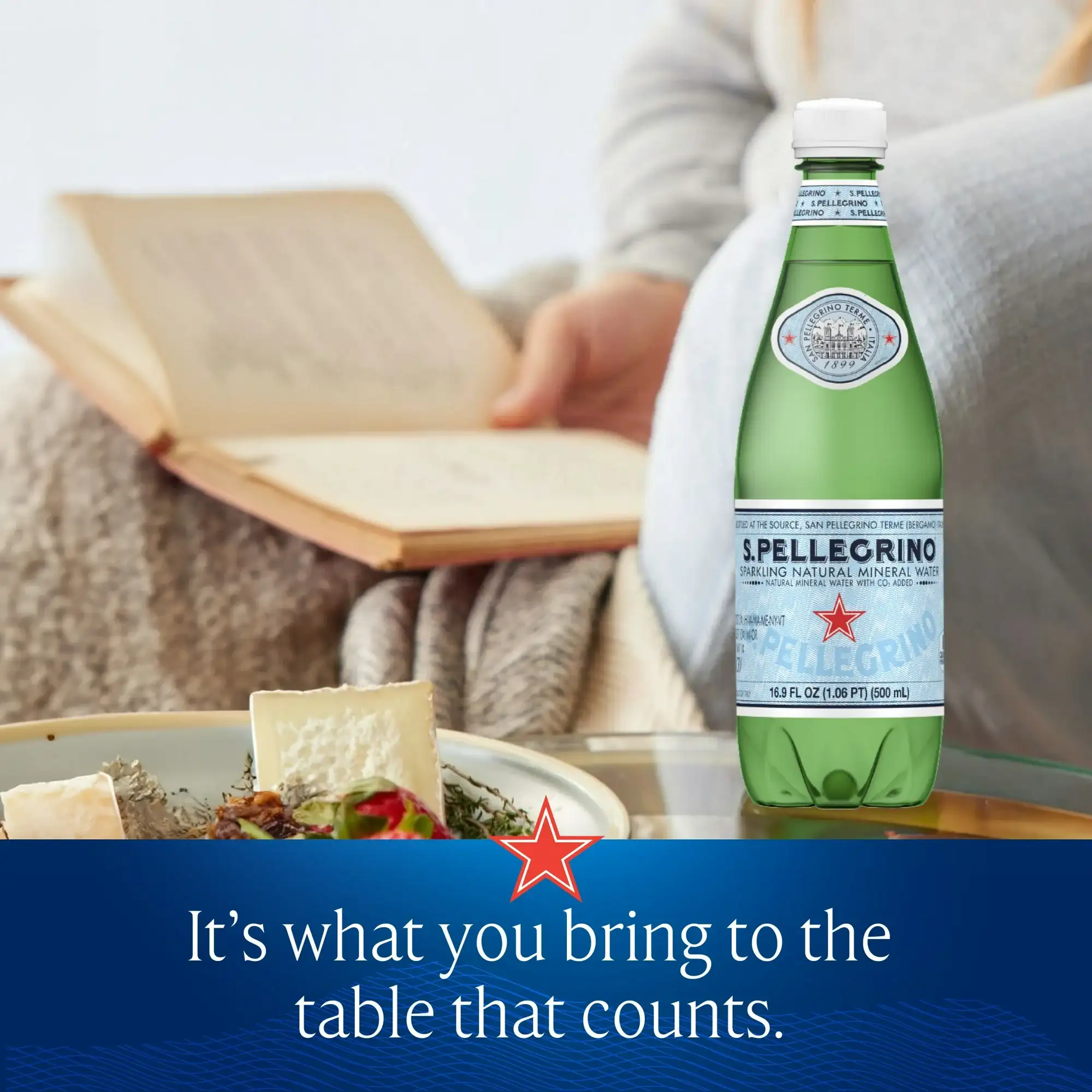 S.Pellegrino Sparkling Natural Unflavored Bottled Drinks Mineral Water - Görsel 2