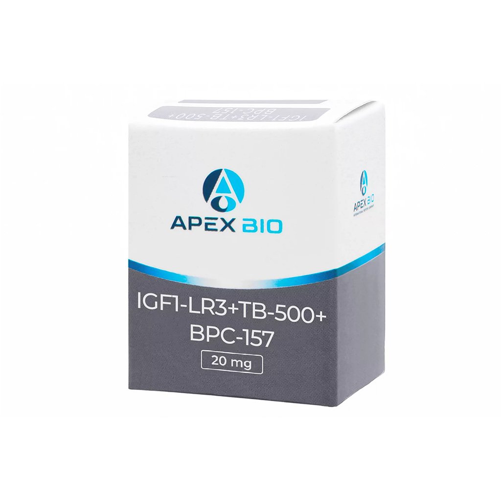Apex Bio IGF1-LR3 + TB-500 + BPC-157 Onarım ve Kas Gelişim Kompleksi 20 mg - Görsel 2