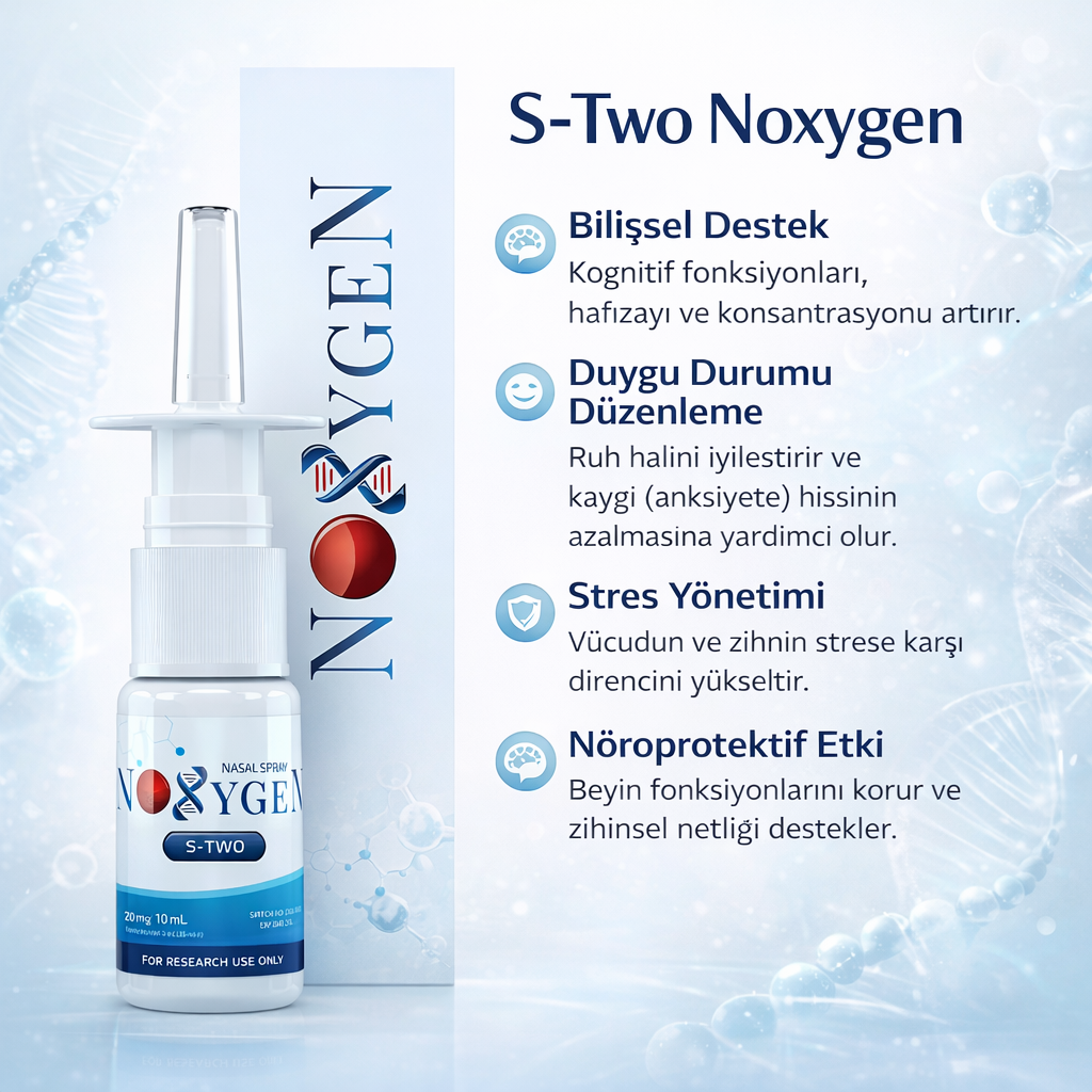 Noxygen S-Two Semax ve Selank Peptidi - Görsel 2
