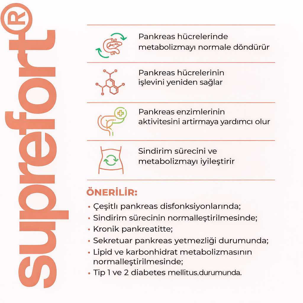 Suprefort A-1 Lingual Pankreas ve Metabolizma - Görsel 3