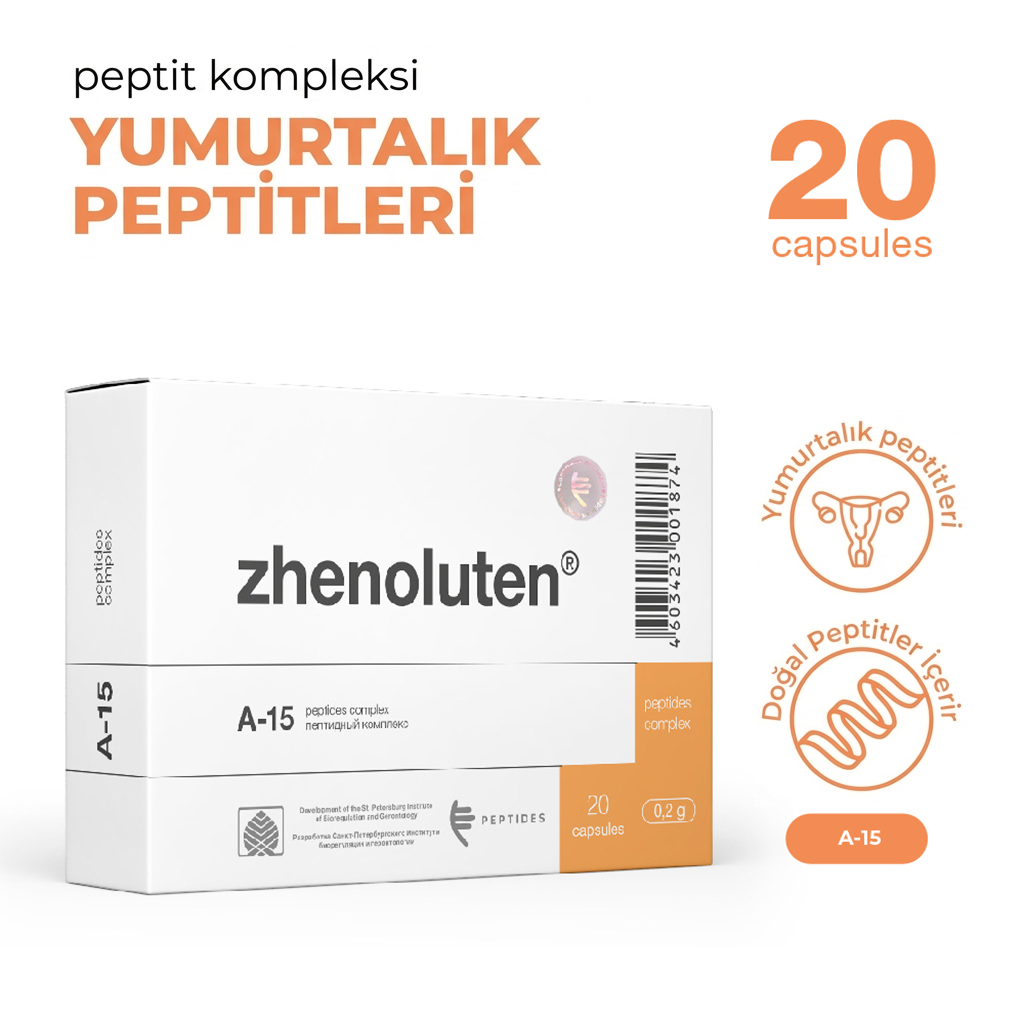 Zhenoluten A-15 Kadın Sağlığı Yumurtalık Peptitleri - Görsel 2
